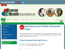 Tablet Screenshot of chiropractorlakehavasu.com